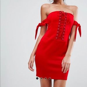 Off the shoulder dress